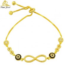 Gümüş Nazar Boncuklu  Bilezik/Bileklik     